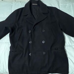 Old Navy Men's Black Pea Coat